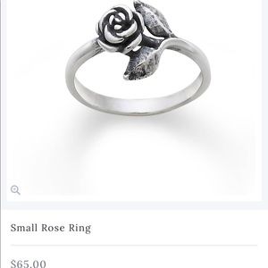 James Avery Sterling Silver Rose Ring